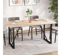Yisssmeng Set di 3 piani da tavolo in legno di pino 159 x 80 x 1,7 cm, non trattato, rustico, per scrivania, tavolo da cucina, tavolino per soggiorno, sala da pranzo, ufficio