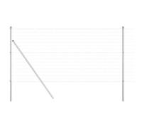 Yisssmeng Set di pannelli in rete in acciaio e PVC, 10 x 1 m, con post, moderni, per giardino, patio, animali domestici, per uso esterno