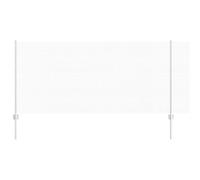 Yisssmeng Silver Steel Garden Fence Panel 1 x 10 m with Posts Modern Design Robusto Outdoor Privacy Screen for Yard Patio Balcony and Pet Area