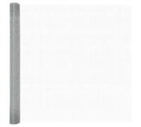 Yisssmeng Silver Welded Wire Fence Panel 1,5 x 10 m Modern Garden Fence for Outdoor Use Durable Metal Border for Yard Patio Pet Barrier Easy Assembly