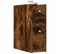 Yisssmeng Slim Storage Cabinet 21,5 x 50 x 60 cm finitura legno composite Bathroom Organizer con ruote Smoothly Through Kitchen Bedroom Corridor