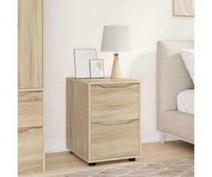 Yisssmeng Sonoma - Armadio in legno di quercia 40 x 48 x 57 cm, con 2 cassetti, design moderno, robusto e leggero per Living Room Bedroom Corridor Home Office