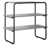 Yisssmeng Tavolo consolle grigio Sonoma, 100 x 41 x 75 cm, tavolo da | Credenza sottile per camera da letto o ingresso. Offre un pratico spazio grazie al ripiano inferiore e alle linee pulite.