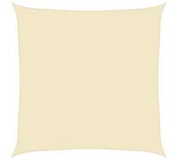 Yisssmeng Tenda da sole 5 x 5 m, in HDPE 160 g/m², quadrata, 90% protezione UV, resistente al vento e all'acqua, fissaggio in acciaio inox, con 4 corde, design moderno per giardino, terrazza e balcone