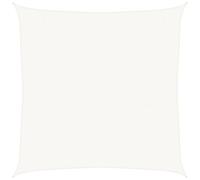 Yisssmeng Tenda da sole 6 x 6 m, bianca, 160 g/m², HDPE, quadrata, resistente ai raggi UV e traspirante, resistente alle intemperie, per giardino, terrazza, balcone, con occhielli in acciaio inox e 4