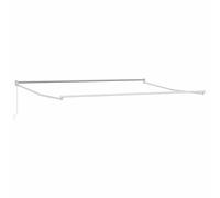 Yisssmeng Tenda da sole con braccio articolato, 500 x 300 cm, tenda estensibile per terrazza e giardino, robusto telaio in alluminio con acciaio verniciato a polvere, funzionamento manuale tramite