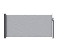 Yisssmeng Tenda da sole estensibile, 300 x 100 cm, protezione dagli sguardi indiscreti e dal vento, per terrazze, balconi e giardini, rettangolare, con robusto telaio in acciaio, colore grigio