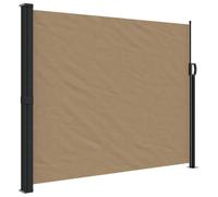 Yisssmeng Tenda da sole laterale allungabile, tortora, 160 x 300 cm, resistente alle intemperie, verticale, in poliestere, con rivestimento in poliuretano, robusta protezione da sguardi indiscreti e