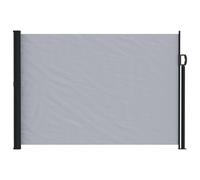 Yisssmeng Tenda da sole laterale estensibile, colore grigio, 500 x 160 cm, protezione da vento e sguardi indiscreti, per balcone, terrazzo, giardino, estensibile, con telaio in acciaio e tessuto in