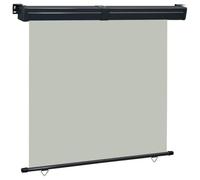 Yisssmeng Tenda da sole laterale per balcone, 175 x 250 cm, grigio con protezione UV, robusta cassetta in alluminio, montaggio a parete e a soffitto, arrotolabile automaticamente, salvaspazio per