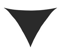 Yisssmeng Tenda parasole nera 4 x 4 x 5,8 m, in HDPE da 160 g/m² con protezione UV al 90%, materiale robusto per uso esterno, design resistente alle intemperie, per giardino, terrazza e balcone