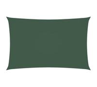 Yisssmeng Tenda parasole rettangolare, 2 x 4,5 m, verde scuro, Oxford, resistente alle intemperie, con occhielli in acciaio inox, protezione UV per giardino, terrazza, balcone e campeggio