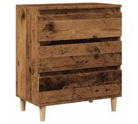 Yisssmeng Vecchia credenza 60 x 35 x 70 cm, 3 cassetti, salvaspazio, per corridoio, soggiorno, camera da letto, facile da pulire