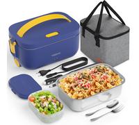 YISSVIC Scaldavivande Elettrico Portatile con 9,9L Borse Termica, 4 in 1 12V Blu