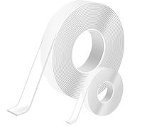 YISUMEI Strisce Biadesive, Nastro Adesivo da 7 m, Resistente, Trasparente, Multiuso, Rimovibile, Su Due Lati, per Casa, Ufficio (Larghezza 2 cm)