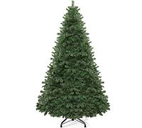 YITAHOME Albero di Natale Artificiale 182 cm, ca. 880 Punte, Albero di Natale Realistico con Rami Densi, Supporto in Metallo & Telaio Pieghevole, 182 x Φ115 cm