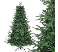 YITAHOME Albero di Natale Artificiale Premium 182 cm, ca. 900 Punte in PE Stampato a Iniezione & PVC, Albero di Natale Realistico con Telaio Pieghevole & Supporto in Metallo, 182 x Φ90 cm