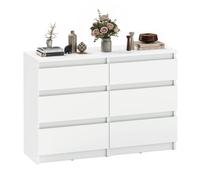 YITAHOME Cassettiera a 6 cassetti - 100x30x70 cm moderna per camera da letto, MDF durevole e pannelli truciolari per vestiti e necessità