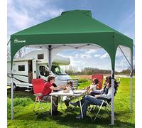 YITAHOME Gazebo Impermeabile 3 X 3 M Pieghevole Pop-Up Tendone Da Esterno Altezza Regolabile Con 4 Sacchi Di Sabbia Di Peso E Sacca Di Trasporto Per Patio/Spiaggia/Campeggio/Festa, Verde