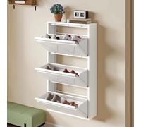 YITAHOME Scarpiera sottile a 3 cassetti - Design salvaspazio in acciaio con ventilazione per ingresso/corridoio