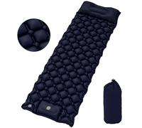 YITAHOME Tappetino da campeggio, ultraleggero, autogonfiante, con pompa e borsa integrate, grande cuscino, materasso da campeggio portatile gonfiabile impermeabile per esterni, campeggio