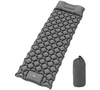 YITAHOME Tappetino da campeggio, ultraleggero, autogonfiante, con pompa e borsa integrate, grande cuscino, materasso da campeggio portatile gonfiabile impermeabile per esterni, campeggio