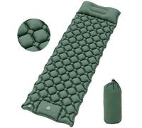 YITAHOME Tappetino da campeggio, ultraleggero, autogonfiante, con pompa integrata e borsa, grande cuscino, materasso da campeggio portatile gonfiabile impermeabile per esterni, campeggio