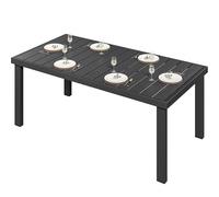YITAHOME Tavolo da Giardino 180/90 x 82 x 75cm…