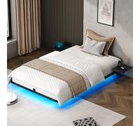 YITAHOME Telaio per letto con illuminazione a LED, porta USB, interfaccia tipo C