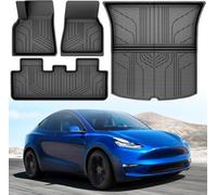 YITAHOME Tesla Model Y - Set di 4 tappetini per tutte le stagioni Tesla Model Y Juniper in gomma impermeabile 3D, con modello Y 2024 2023 2022 2021 2020