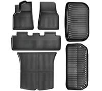 YITAHOME Tesla Model Y Set totale di tappetini per tutte le stagioni, antiscivolo, ad alta parete, impermeabili, in gomma 3D, compatibili con modello Y 2024 2023 2022 2021 2020 (6 pezzi)
