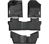 YITAMOTOR Tappetini adatti per Honda Pilot 2022-2016, set di fodere per pavimenti anteriori per 1° e 2° 3° sedile nero, modello 8 passeggeri