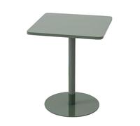 YITAYMLI Piccolo tavolino quadrato in ferro per esterni, tavolo da caffè e negoziazione per bevande adatto a piccoli spazi, facile da montare, per il soggiorno.(Green,48cm/18.9in)