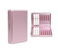 YiTenn Portasigarette in alluminio per IQOS 3 duo, iqos iluma, iluma one, HEETS, capacità 20 sigarette (Rosa)