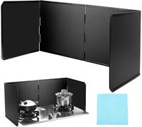 YiTePeDo Paraschizzi Cucina 75x35cm (3 Lati) - Paraspruzzi Parete Pieghevole con Rivestimento Antiaderente, Senza Installazione per Fornelli/Pentole/Muri