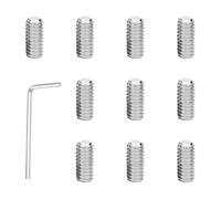 Yitexin 155023 Set di viti per rubinetto da cucina monocomando, ricambi rubinetti Contiene 10 viti in acciaio inox con chiave a brugola, viti di ricambio per casa, bagno (argento)