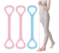 Yitexin 3 fasce di resistenza a forma di 8, fasce elastiche per esercizi, cinghie elastiche per braccia, spalle, schiena, petto, stretching, corda elastica per fisioterapia (3 pezzi)