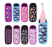 Yitexin 8 Pezzi Riutilizzabile Sacchetti Per Ghiaccioli Borse, Colorato Gelato Manicotti per Ghiaccioli Copertura Contenitori Sacchetta Regali Carini per Party Bar Ragazze Yogurt (Style 1)