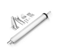 Yitexin Chiudiporta Pneumatico Argento per Porta Zanzariera e Antitempesta, Chiudiporta per Porta con Staffa e Accessori, Kit di Ricambio con Velocità di Chiusura Regolabile (Argento)