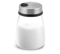 Yitexin Set di saliera e pepe con fori regolabili, 180 ml, per cucina, contenitori per condimenti in acciaio inox, dispenser per spezie da tavolo (1 pezzo)