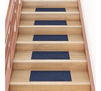 YITHOPI Tappetini autoadesivi per scale, 15 pezzi, per scale, antiscivolo, autoadesivi, di sicurezza, per bambini, anziani e animali domestici, rettangolari, 60 x 25 cm, blu