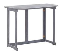 YITHOPI Tavolino da salotto Terrace Tavolo da balcone Mobili da giardino conversazionali Tavolo da Balcone Pieghevole 90x50x74 cm in Massello di AcaciaPanca per parchi, Giardini, agriturismi