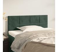 YITHOPI Testiera letto matrimoniale Testiera per letto larga Decorazione della camera da letto Testiera Verde Scuro 80x5x78/88 cm in VellutoAdatto per la camera degli ospiti, l'hotel