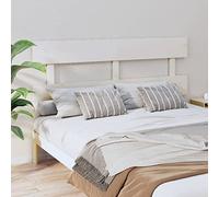 YITHOPI Testiera per letto larga Testata della camera da letto Testiera letto singolo Testiera per Letto Bianca 164x3x81 cm in Legno Massello di PinoAdatto per hotel, agriturismo, salone