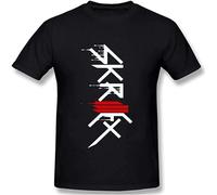 YITIANYUAN Bloody Skrillex Men T-Shirt Summer Round Neck Print Short Sleeve Tee Tops Size XXL