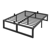 Yitong Ange - Struttura per letto super king size, 190 x 200 cm, altezza 36 cm, con contenitore sottoletto, piattaforma in metallo, senza bisogno di molle, silenzioso, antiscivolo, supporto per doghe