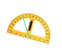 YIUPEDRFG Attrezzatura per matematica e geometria Righello per disegno e geometria matematica Compasso per lavagna, Giallo, Goniometro