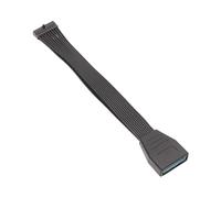 YIUPEDRFG Cavo di prolunga schermato per scheda riser PCIe ad capacità, montaggio verticale GPU a 180 gradi, prestazioni durevoli, cavo riser PCIe 3.0 a piena velocità, splitter anti-inceppamento