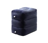 YIUPEDRFG Dite addio al dolore e alla sofferenza alle gambe con il cuscino da viaggio gonfiabile, cuscino gonfiabile per i piedi, cuscinetti per i piedi in morbido velluto, blu