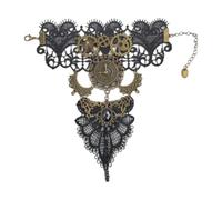 YIUPEDRFG Elegante cinturino in pizzo vintage Steampunk, accessorio da polso per una moda indimenticabile. Il braccialetto Steampunk può aggiungere stile vintage e mistero al
